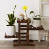 Zigzag Pallet Plant Stand