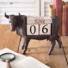 Cow Perpetual Block Calendar