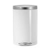 10L Semi-Round Step Trash Can Stainless Steel