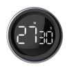 Digital Timer LCD Screen Electronic Rotation Timing Reminder Alarm Clock Study Stopwatch Kitchen Baking Magnetic Countdown Timer