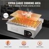 VEVOR Commercial Electric Griddle, 21", 1600W Countertop Flat Top Grill, Stainless Steel Teppanyaki Grill, 122-572 degree Fahrenheit Adjustable Temp C