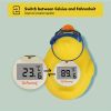 Digital Water Thermometer and Room Thermometer for Baby Bath Tub and Pool - Includes Duck Floating Toy with Temperature Warning - Perfect Gift for New