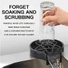 1pc Glass Rinser For Kitchen Sink; Bottle Cup Washer For Sink Attachment; Kitchen Bar Sink Cleaner; Bottle Washer; Kitchen Sink Automatic Flushing Dev