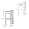 Versalles Writintg Desk; Two Superior Shelves; Five Cubbies -White