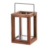 Vintage Rustic Wooden Garden Lantern for Outdoor Decor