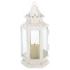 Vintage Small Victorian Lantern - Elegant Outdoor Decor for Home or Garden